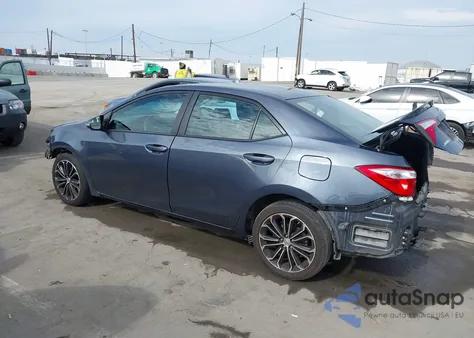 2015 Toyota Corolla S Plus from USA, damaged, VIN 5YFBURHE5FP302416